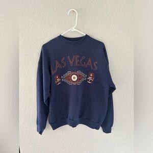 Oversized Vintage Las Vegas Sweatshirt